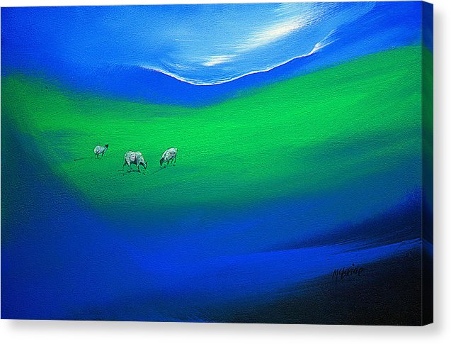 Blue canvas prints like this landscape canvas from © Neil McBride 2019