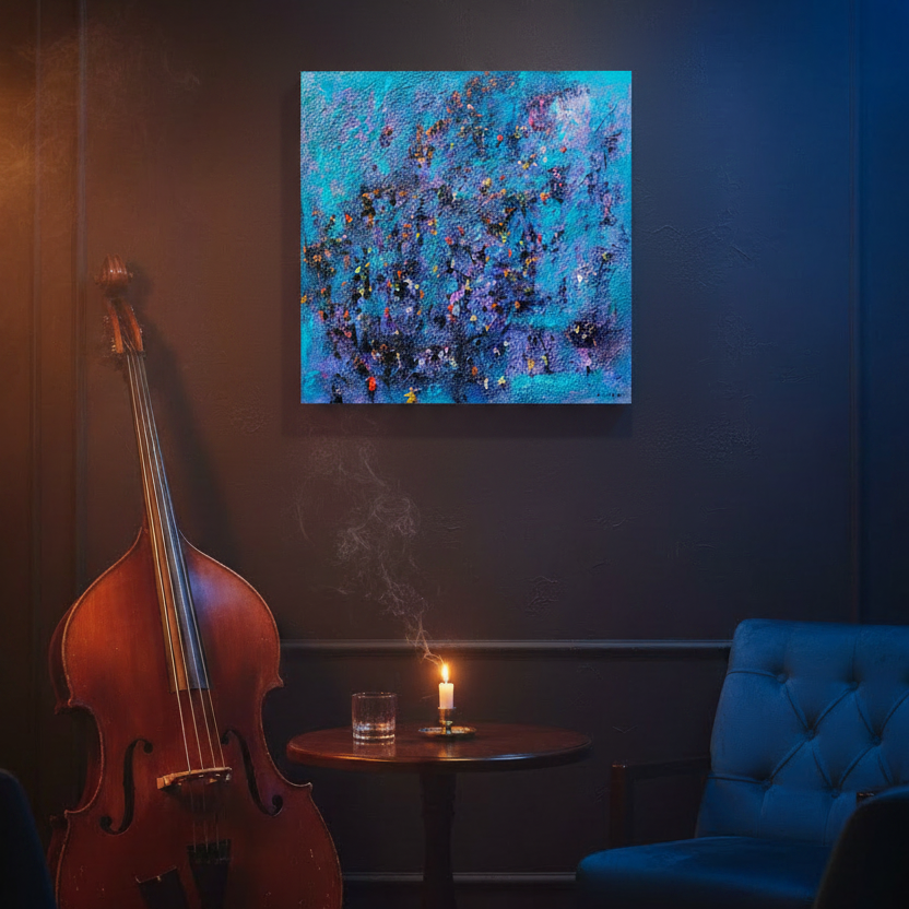 Around Midnight Jazz Roomset No Frame