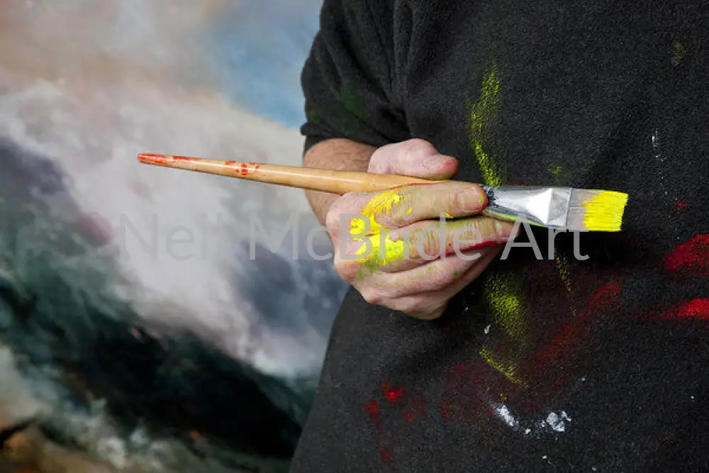 Artist's Hand - Art Print - Neil McBride Art