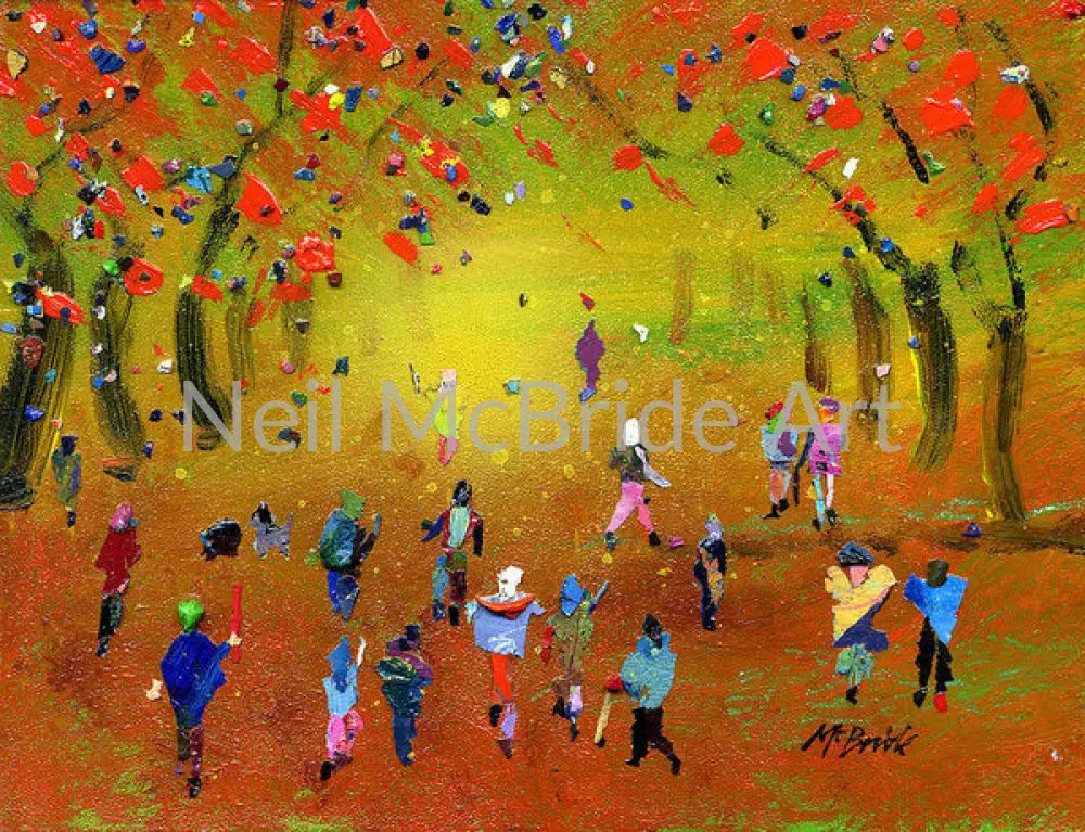 Autumn Amble - Art Print - Neil McBride Art