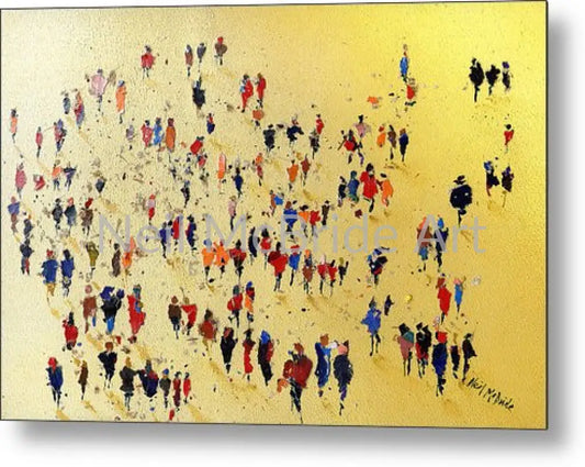 Come on you reds! printed on aluminium metal sheets