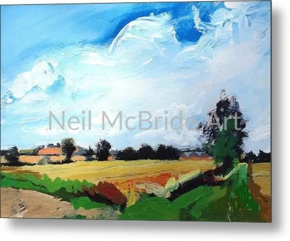 Yorkshire landscape art captured on metal prints by Neil McBride