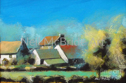 Crich Farm Paper Prints 14.000’’ x 9.250’’ / Somerset Velvet Art Print