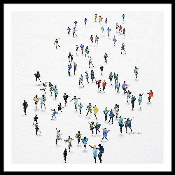 Dance Off - Framed Print