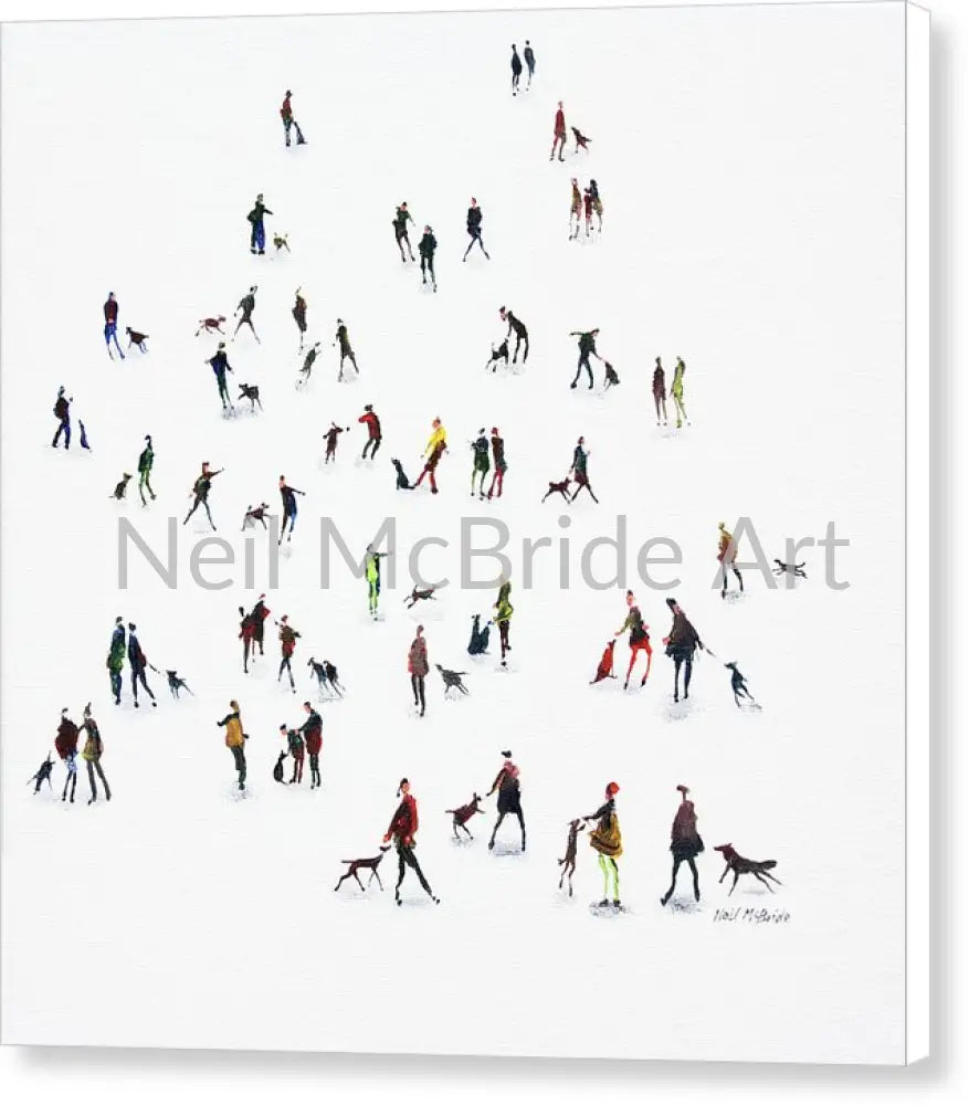Dog Park UK canvas prints of dogs and their owners © Neil McBride 2019