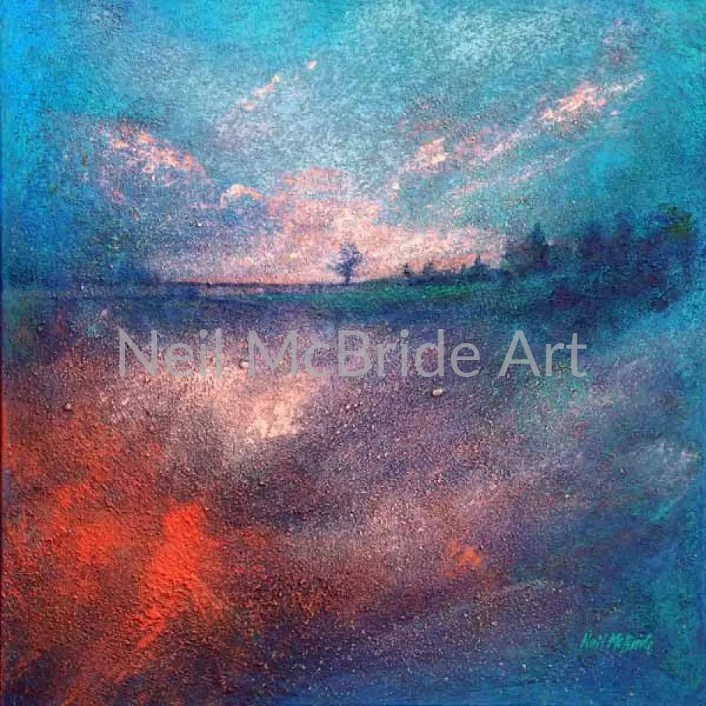 Dreamscape One, original, contemporary landscape painting. - Neil McBride Art