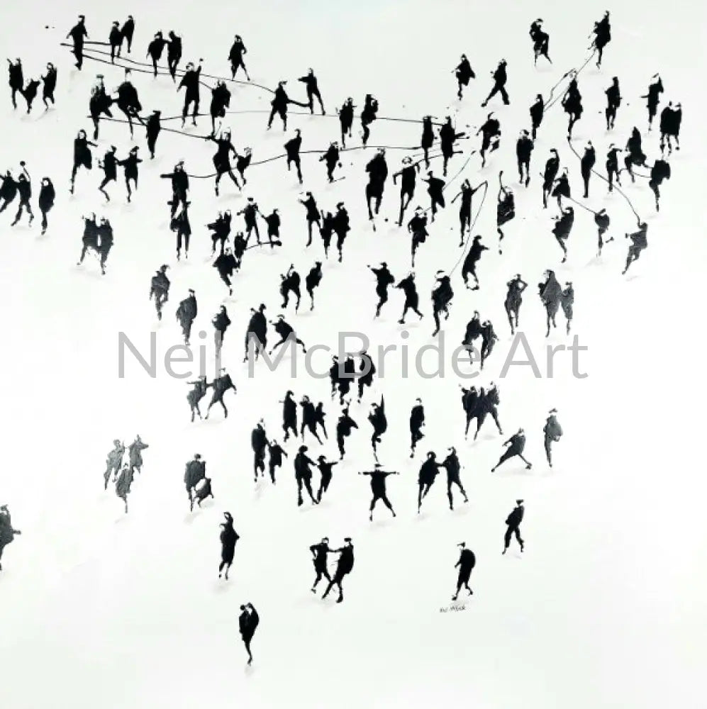 Family Ties an original artwork inspired by family relationships. Paintings