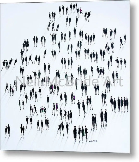 Forming A Queue Metal Prints 12’’ x 12’’ Metal Print