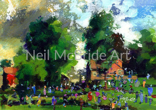 Garden Party Paper Prints 14.000’’ x 9.875’’ / Somerset Velvet Art Print