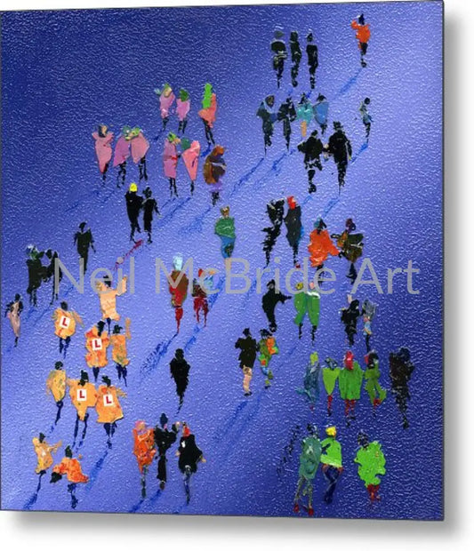 Hen Night - Metal Print 8.000’’ x 8.000’’ Metal Print