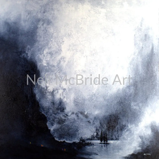 Passing Through Again - A sublime landscape painting Paintings