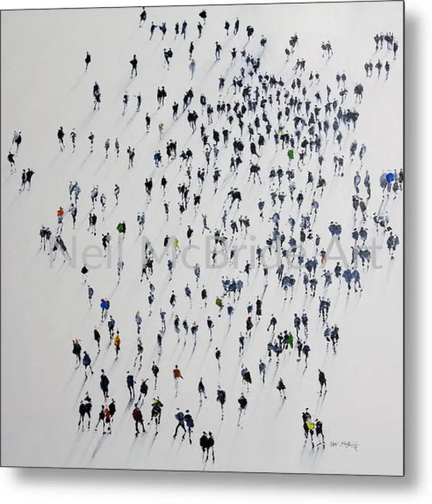 Long Shadows Short Days Metal Print 8.000’’ x 8.000’’ Metal Print