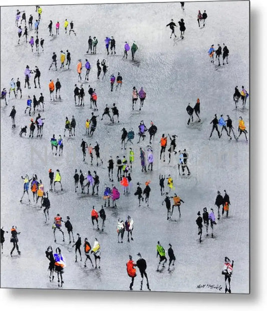 On The Beat Metal Print 16.000’’ x 16.000’’ Metal Print