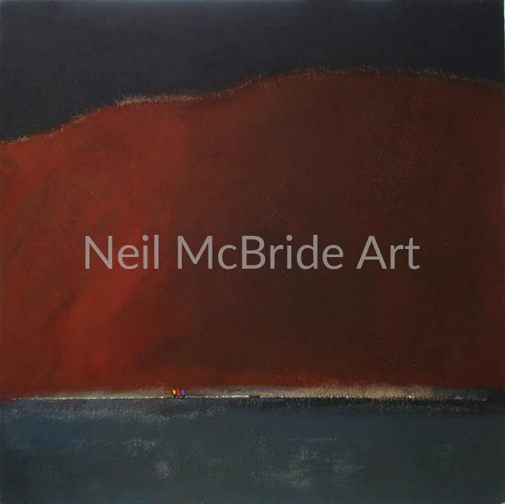 People Absorbing Colour A dark original contemporary artwork painted on a deep edge canvas Paintings