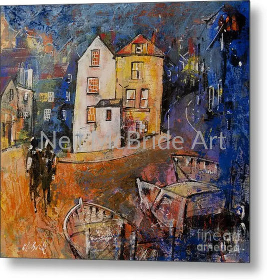 Robin Hood’s Bay Evening Metal Prints 14.000’’ x 12.625’’ Metal Print