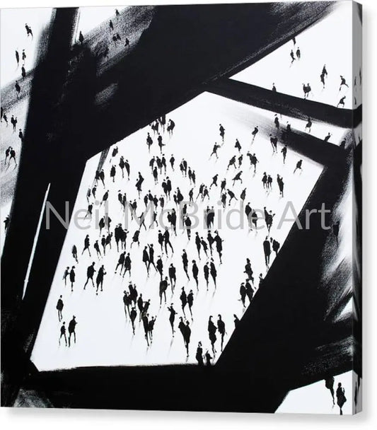 Vantage Point - Canvas Prints 16’’ x 16’’ / Mirrored / Matte Canvas Print