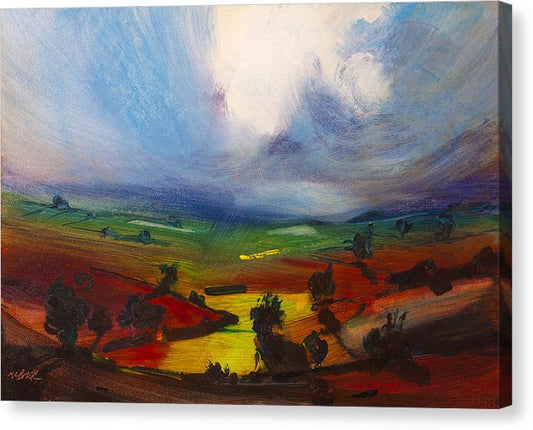 Awesome Yorkshire countryside landscape art on canvas by Neil McBride © Neil McBride 2023