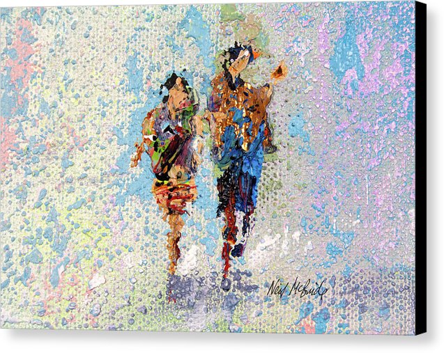 Confident Women art on canvas by Neil McBride