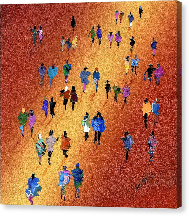 Evening Stroll captured on canvas prints by Neil McBride 2019
