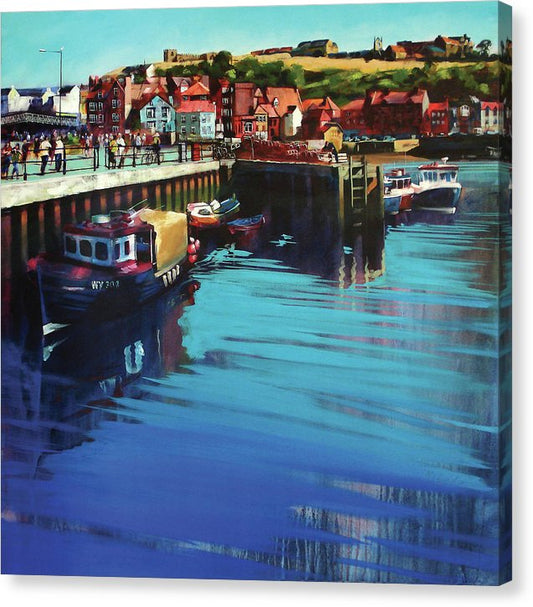 Whitby New Quay - Canvas Print