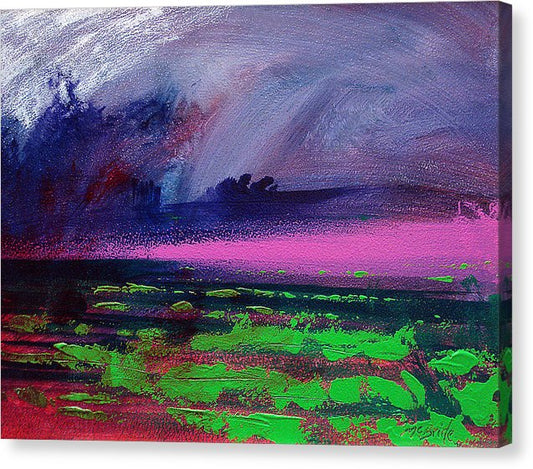 Heather Weather landscape art print on canvas © Neil McBride 2019