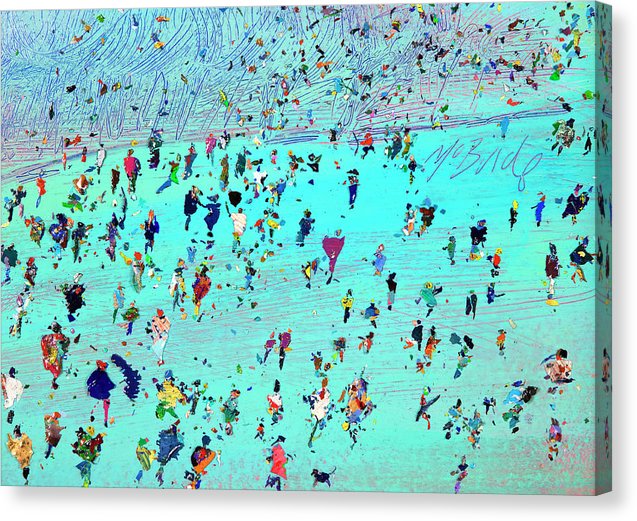 Blustery Day weather art on big canvas prints by McBride