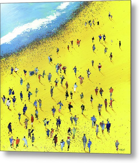 Beach Bums captured on metal art prints by McBride