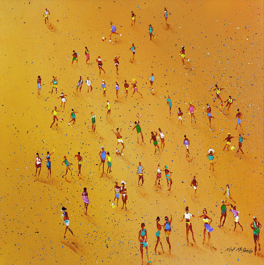 Beach Games - Beach Art Prints on paper - Neil McBride Art
