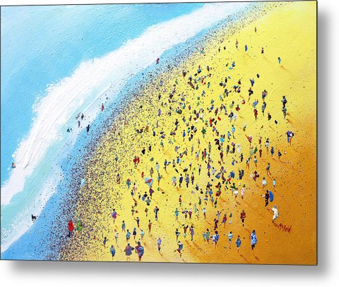 Beach Party celebrated on these metal art prints by artist Neil McBride