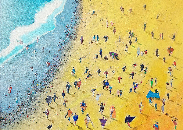 Beachcombing - Art Print on paper - Neil McBride Art