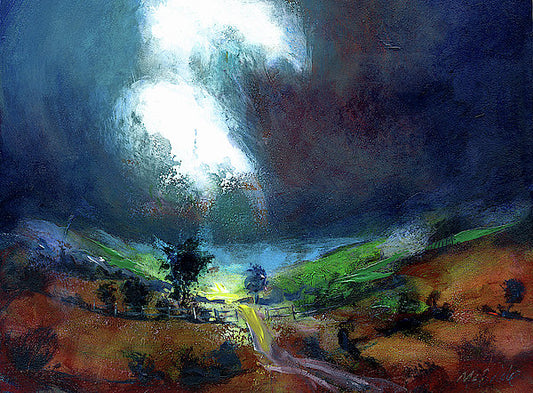 Burst Of Light Art Prints on paper from the studio of Neil McBride Art