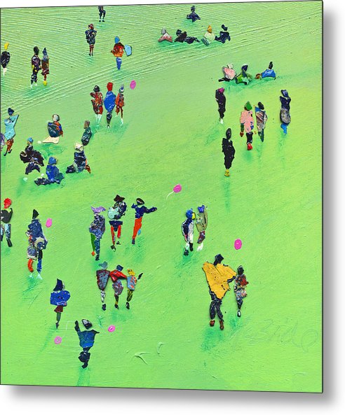 Chasing the Pink Balloon artwork on stylish metal prints