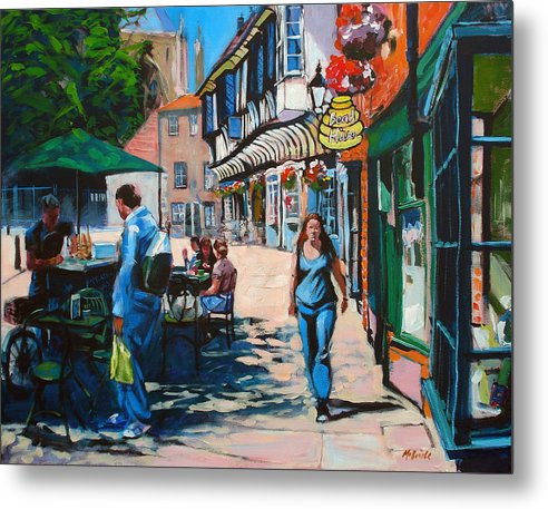 Yorkshire art prints like this one of College street in York are available here