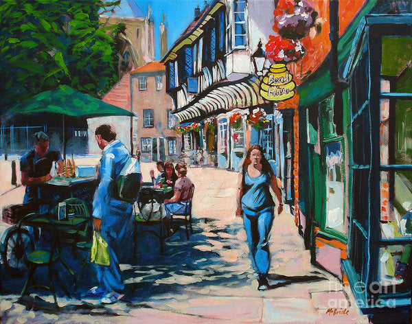 College Street York Art Prints on paper by Neil McBride Art