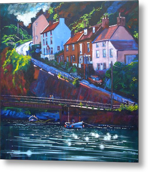 Staithes art featuring Cowbar in Yorkshire by Neil McBride