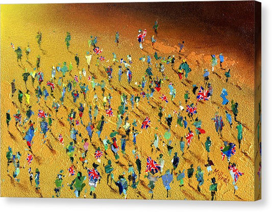 British gold medal winners celebrated on a canvas print © Neil McBride 2025