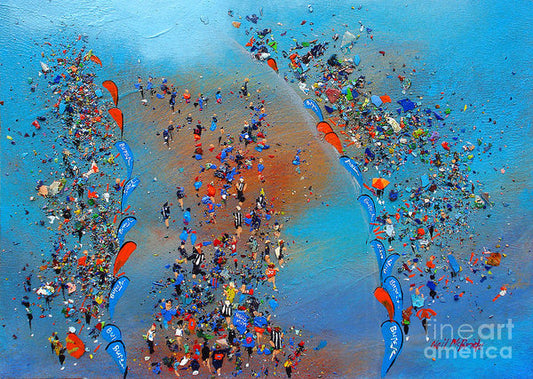 Great North Run Newcastle - Art Print on paper. - Neil McBride Art