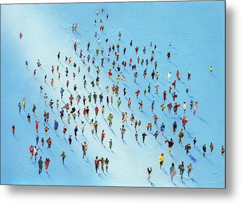 Ice Walking - Metal Print