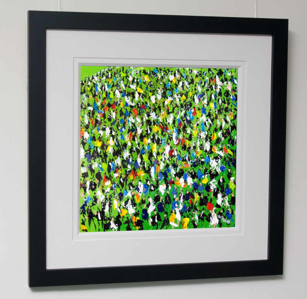 Framed original painting titled Race Day  by Neil McBride