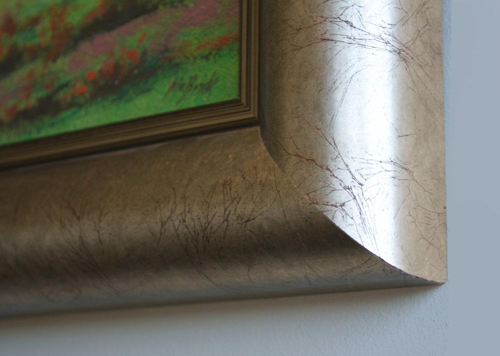 Corner detail of McBride's Thwaite Head mist painting in an Arqadia profile