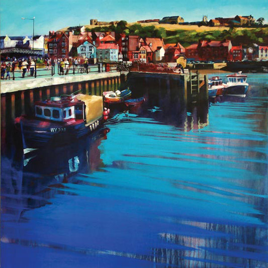 Whitby New Quay original painting on canvas