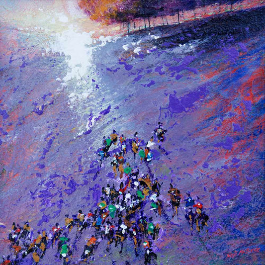 Fell Running, crowds art www.neilmcbrideart © Neil McBride 2020