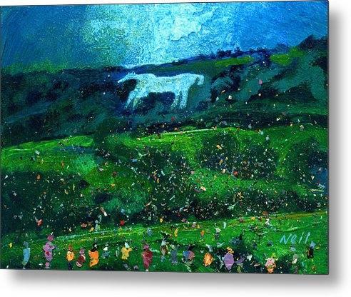 Yorkshire landscape art prints on metal. Kilburn Feast by Neil McBride © Neil McBride 2024