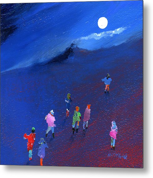 Moonlight Ramble - Metal Print