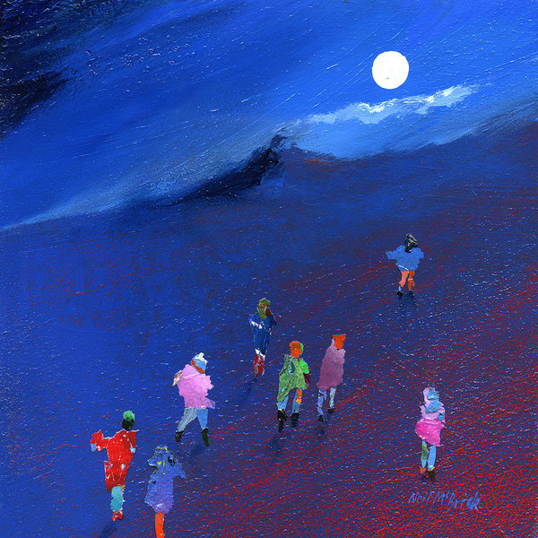 Moonlight Ramble - Art Print - Neil McBride Art