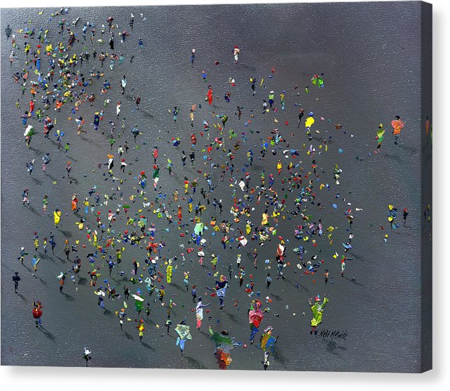 Playtime art on canvas © Neil McBride 2025