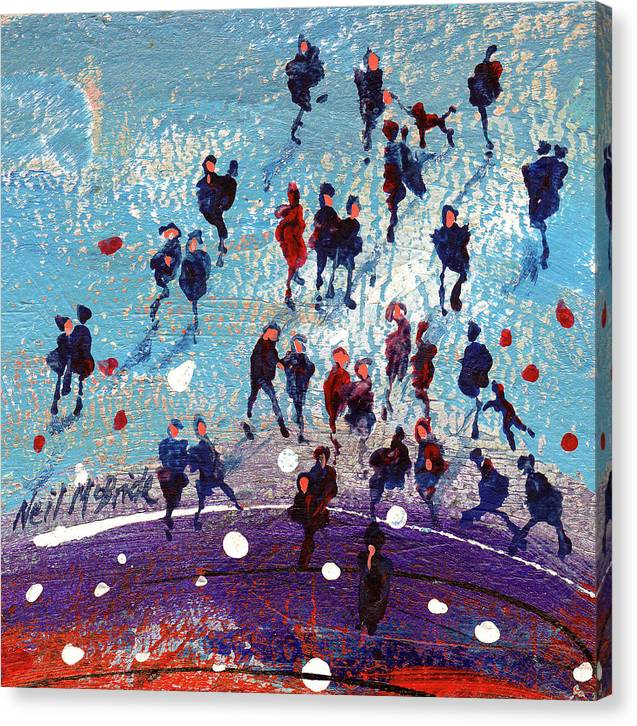 Big landscape art  on canvas from the studio of Neil McBride