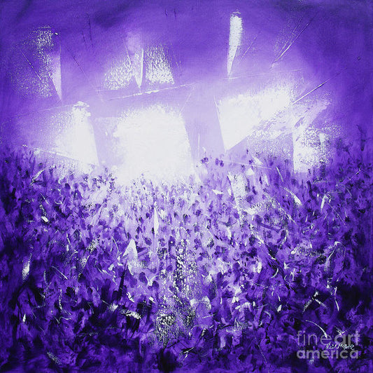 Purple Rave art print on paper from the studio of Neil McBride. © Neil McBride 2023