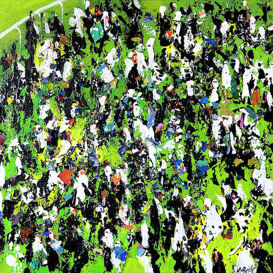 Race Meeting - Art Print on paper by Yorkshire based British visual artist Neil Mcbride © Neil McBride 2018