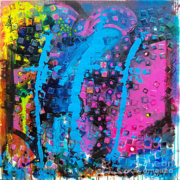 Resurrection - contemporary abstract art print on paper made in the UK © Neil McBride 2019